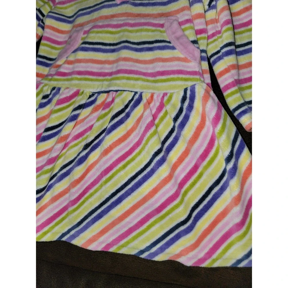 Gymboree candy shoppe striped hooded dress size 12 18 months‎